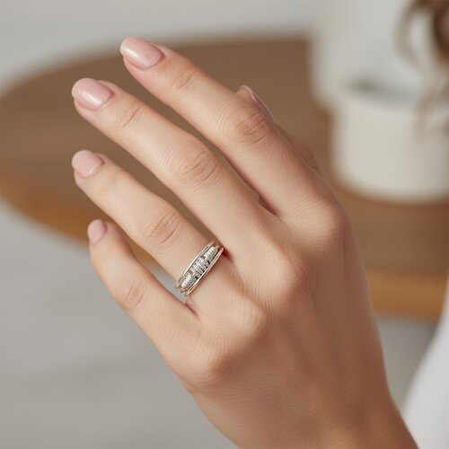 Anillo Midi 3 Líneas Nudo