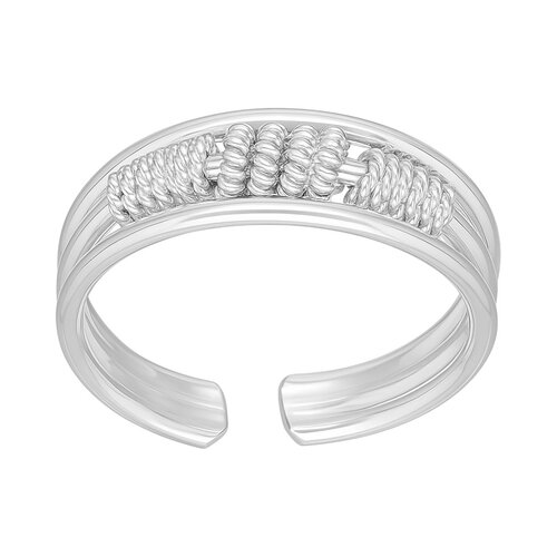 Anillo Midi 3 Líneas Nudo