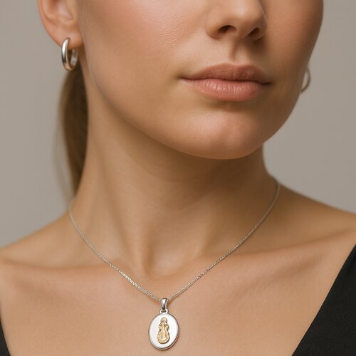 Colgante Sagrado Corazón de Jesús en Oro