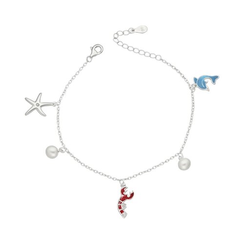 Pulsera Perlas Estrella de Mar Delfín Langosta Esmaltada