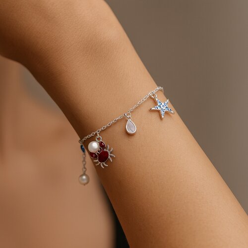 Pulsera Perla Pulpo Estrella Caballito de Mar Circones