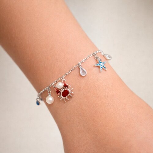 Pulsera Estrella Caballito de Mar Cangrejo Circones Multicolor