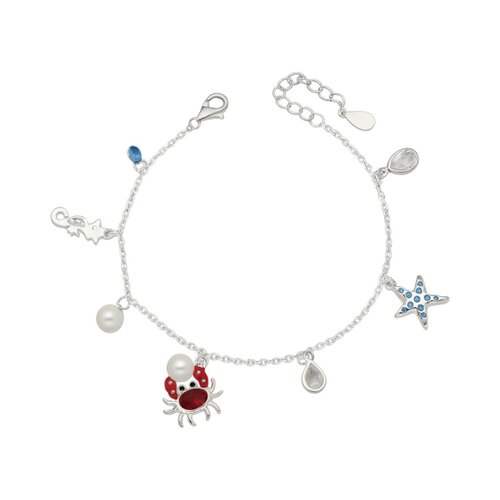 Pulsera Estrella Caballito de Mar Cangrejo Circones Multicolor