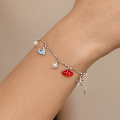 Pulsera Estrella Caballito de Mar Cangrejo Circones Multicolor