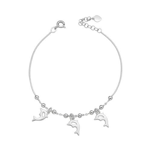 Pulsera Esferas Delfines