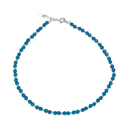 Tobillera Piedras Naturales Turquesa