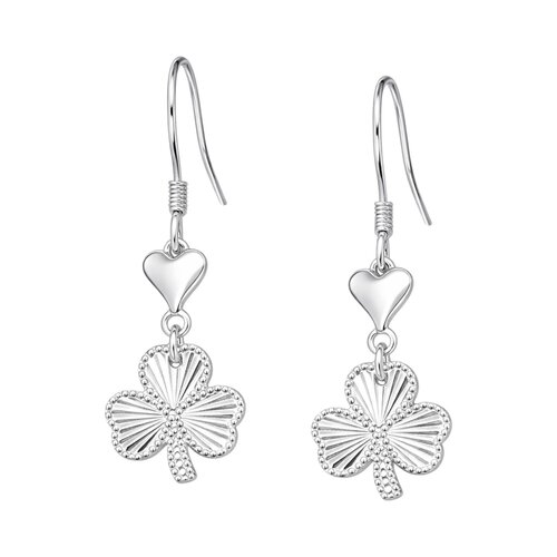 Aro Corazón Trébol Facetado