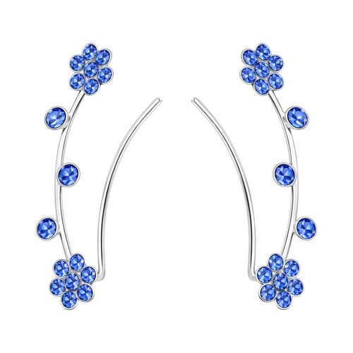 Aro Trepador Flores Cristales Azules