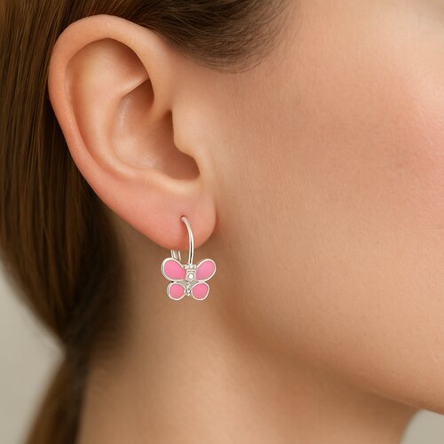 Aro Clip Mariposa Esmaltada