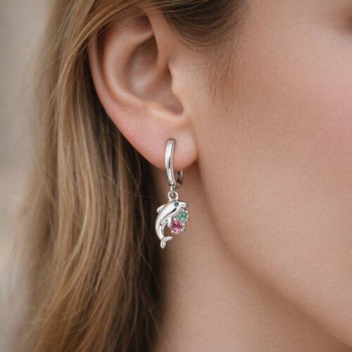 Argolla Delfín Circones Multicolor 12 mm