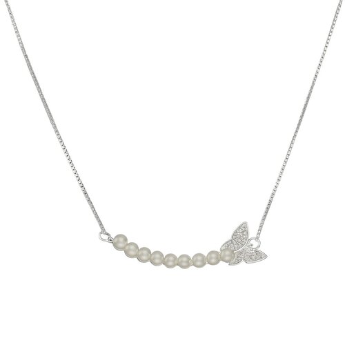 Collar Perlas Mariposa Circones