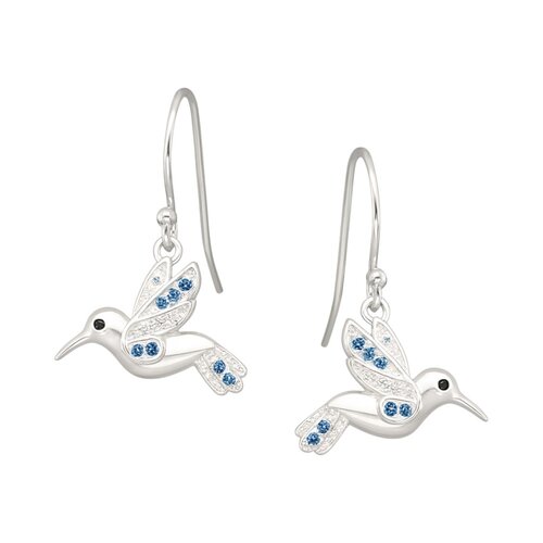 Aro Colibrí Circones Agua Marina