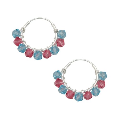 Argolla Cristales Hecho con Swarovski® Multicolor 16 mm