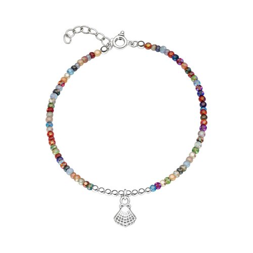 Pulsera Cristales Multicolor Almeja