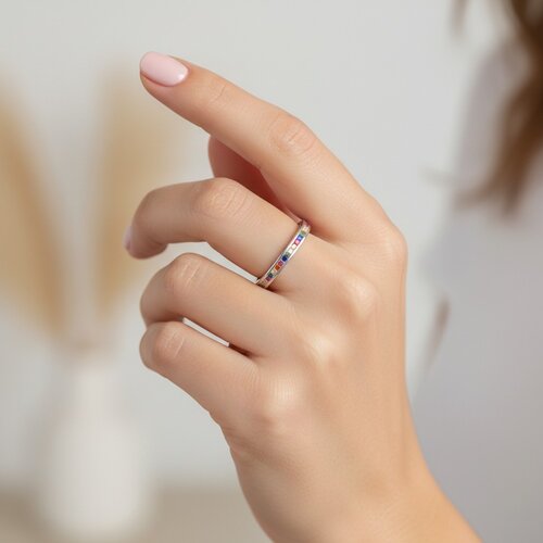 Anillo Cintillo Circones Sin Fin Multicolor