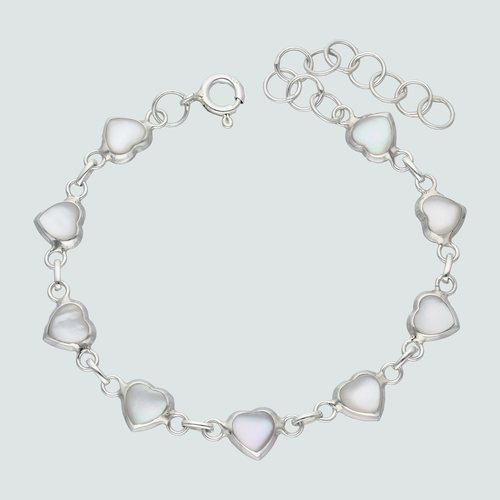 Pulsera Corazón Nacar