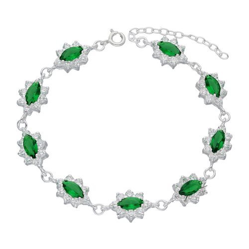 Pulsera Lady Circón Esmeralda