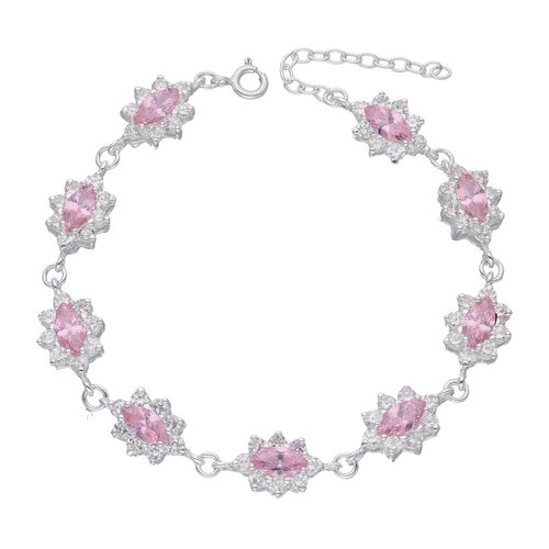 Pulsera Lady Circón Rosa Francia