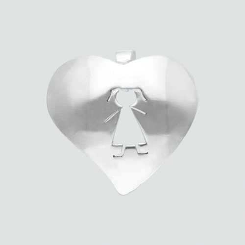 Colgante Corazón Niña