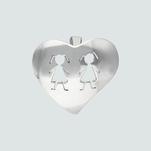 Colgante Corazón Niña-Niña