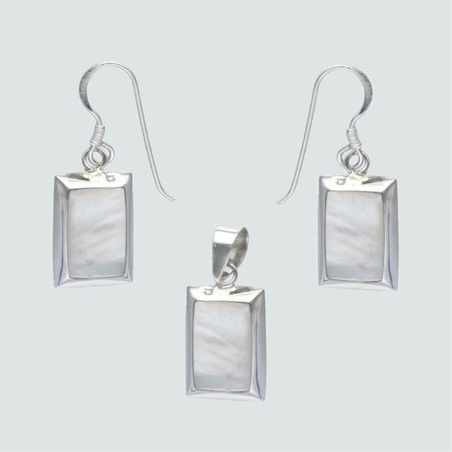 Conjunto Nacar Rectangular