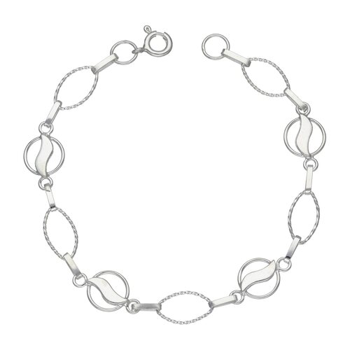 Pulsera Hojas Óvalos Entorchados